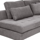 ΓΩΝΙΑΚΟΣ ΚΑΝΑΠΕΣ Fylliana Albert ΣΚΟΥΡΟ ΓΚΡΙ ΧΡΩΜΑ 280x220x96εκ