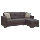 ΓΩΝΙΑΚΟΣ ΚΑΝΑΠΕΣ Fylliana Avignon ΣΚΟΥΡΟ ΚΑΦΕ-ΜΠΕΖ 212*145εκ