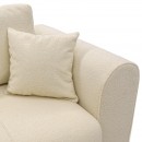 ΓΩΝΙΑΚΟΣ ΚΑΝΑΠΕΣ Fylliana Fiesta ΛΕΥΚΟ ΧΡΩΜΑ 265x165x95εκ