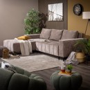 ΓΩΝΙΑΚΟΣ ΚΑΝΑΠΕΣ ΚΡΕΒΑΤΙ BOGOTA ΑΡΙΣΤΕΡΗ ΓΩΝΙΑ ΚΑΦΕ ΧΡΩΜΑ 245x184x80εκ