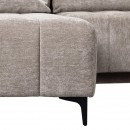 ΓΩΝΙΑΚΟΣ ΚΑΝΑΠΕΣ ΚΡΕΒΑΤΙ BOGOTA ΑΡΙΣΤΕΡΗ ΓΩΝΙΑ ΜΠΕΖ ΧΡΩΜΑ 245x184x80εκ