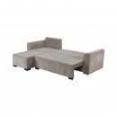 ΓΩΝΙΑΚΟΣ ΚΑΝΑΠΕΣ ΚΡΕΒΑΤΙ Migros ΜΠΕΖ ΧΡΩΜΑ 268x167x80εκ