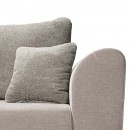 ΓΩΝΙΑΚΟΣ ΚΑΝΑΠΕΣ ΚΡΕΒΑΤΙ Migros ΜΠΕΖ ΧΡΩΜΑ 268x167x80εκ