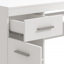 ΓΡΑΦΕΙΟ ALFA OPAQUE WHITE 145x66x76εκ