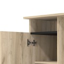ΓΡΑΦΕΙΟ Rey GREY OAK-ΜΑΥΡΟ 100x50x74,5εκ