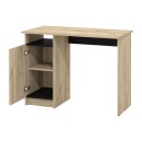 ΓΡΑΦΕΙΟ Rey GREY OAK-ΜΑΥΡΟ 100x50x74,5εκ
