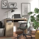 ΓΡΑΦΕΙΟ Rey GREY OAK-ΜΑΥΡΟ 100x50x74,5εκ