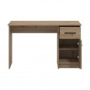 ΓΡΑΦΕΙΟ Teo ARTISAN OAK-ARTISAN ΜΕ ΓΡΑΜMΕΣ GREY 122x51x75εκ