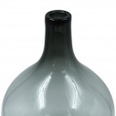 ΓΥΑΛΙΝΟ ΔΙΑΚΟΣΜΗΤΙΚΟ BAZO Fylliana FL2538 ΗΜΙΔΙΑΦΑΝΟ ΓΚΡΙ ΧΡΩΜΑ 28x38εκ