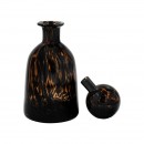 ΓΥΑΛΙΝΟ ΔΙΑΚΟΣΜΗΤΙΚΟ ΜΠΟΥΚΑΛΙ Fylliana FL1533 AMBER ANIMAL PRINT 15x25εκ