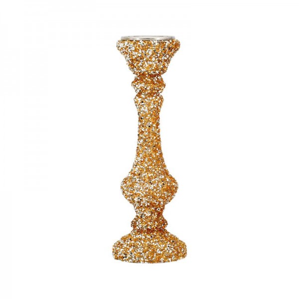 ΓΥΑΛΙΝΟ ΕΠΙΤΡΑΠΕΖΙΟ ΚΗΡΟΠΗΓΙΟ Fylliana Mosaic ΧΡΥΣΟ ΧΡΩΜΑ 12x38εκ