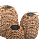 ΗΛΙΑΚΟ ΦΑΝΑΡΙ ΚΗΠΟΥ ΨΑΘΙΝΟ Fylliana FL24038 Boho ΦΥΣΙΚΟ ΧΡΩΜΑ 29x36εκ