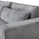 ΚΑΝΑΠΕΣ ΑΡΙΣΤΕΡΗ ΓΩΝΙΑ Fylliana New Anvers ΓΚΡΙ ΧΡΩΜΑ 303x228x86εκ