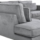 ΚΑΝΑΠΕΣ ΑΡΙΣΤΕΡΗ ΓΩΝΙΑ Fylliana New Anvers ΓΚΡΙ ΧΡΩΜΑ 303x228x86εκ