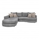 ΚΑΝΑΠΕΣ Fylliana Cosmo ΑΡΙΣΤΕΡΗ ΓΩΝΙΑ ΓΚΡΙ 300x220xεκ