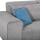 ΚΑΝΑΠΕΣ Fylliana Legend ΔΕΞΙΑ ΓΩΝΙΑ ΓΚΡΙ ΥΦΑΣΜΑ 272x197x80εκ