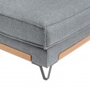 ΚΑΝΑΠΕΣ Fylliana Loftio ΔΕΞΙΑ ΓΩΝΙΑ ΓΚΡΙ ΧΡΩΜΑ 280x220x95εκ