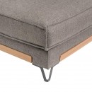 ΚΑΝΑΠΕΣ Fylliana Loftio ΔΕΞΙΑ ΓΩΝΙΑ ΚΑΦΕ ΧΡΩΜΑ 280x220x95εκ