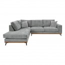 ΚΑΝΑΠΕΣ Fylliana Marcell ΑΡΙΣΤΕΡΗ ΓΩΝΙΑ ΓΚΡΙ ΜΕ ΑΝΟΙΧΤΟ ΓΚΡΙ ΜΑΞΙΛΑΡΙΑ 300x230x88εκ