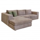 ΚΑΝΑΠΕΣ Fylliana Mondiva ΑΡΙΣΤΕΡΗ ΓΩΝΙΑ ΚΑΦΕ ΧΡΩΜΑ 280x180x83εκ