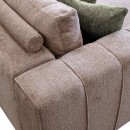 ΚΑΝΑΠΕΣ Fylliana Mondiva ΑΡΙΣΤΕΡΗ ΓΩΝΙΑ ΚΑΦΕ ΧΡΩΜΑ 280x180x83εκ