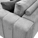 ΚΑΝΑΠΕΣ Fylliana Mondiva ΔΕΞΙΑ ΓΩΝΙΑ ΓΚΡΙ ΧΡΩΜΑ 280x180x83εκ