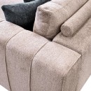 ΚΑΝΑΠΕΣ Fylliana Mondiva ΔΕΞΙΑ ΓΩΝΙΑ ΜΠΕΖ ΧΡΩΜΑ 280x180x83εκ