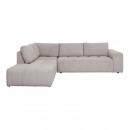 ΚΑΝΑΠΕΣ ΓΩΝΙΑ ΑΡΙΣΤΕΡΗ Fylliana Carmen SILVER ΥΦΑΣΜΑ 304x242x89εκ