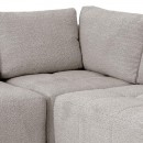 ΚΑΝΑΠΕΣ ΓΩΝΙΑ ΑΡΙΣΤΕΡΗ Fylliana Carmen SILVER ΥΦΑΣΜΑ 304x242x89εκ