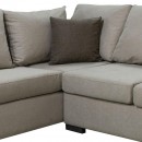 ΚΑΝΑΠΕΣ ΓΩΝΙΑ ΑΡΙΣΤΕΡΗ Fylliana New Toulouse MOCCA ΥΦΑΣΜΑ ΜΕ TAUPE ΜΑΞΙΛΑΡΙΑ 260x205x93εκ