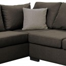 ΚΑΝΑΠΕΣ ΓΩΝΙΑ ΑΡΙΣΤΕΡΗ Fylliana New Toulouse TAUPE ΥΦΑΣΜΑ ΜΕ MOCCA ΜΑΞΙΛΑΡΙΑ 260x205x93εκ