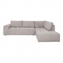 ΚΑΝΑΠΕΣ ΓΩΝΙΑ ΔΕΞΙΑ Fylliana Carmen SILVER ΥΦΑΣΜΑ 304x242x89εκ