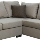 ΚΑΝΑΠΕΣ ΓΩΝΙΑ ΔΕΞΙΑ Fylliana New Toulouse MOCCA ΥΦΑΣΜΑ ΜΕ TAUPE ΜΑΞΙΛΑΡΙΑ 260x205x93εκ
