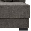 ΚΑΝΑΠΕΣ ΓΩΝΙΑ Fylliana New Mona ΓΚΡΙ ΜΕ ΜΠΕΖ ΜΑΞΙΛΑΡΙΑ 250x190x88εκ