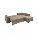 ΚΑΝΑΠΕΣ ΓΩΝΙΑ Fylliana New Mona ΜΠΕΖ ΜΕ ΓΚΡΙ ΜΑΞΙΛΑΡΙΑ 250x190x88εκ