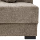 ΚΑΝΑΠΕΣ ΓΩΝΙΑ Fylliana New Mona ΜΠΕΖ ΜΕ ΓΚΡΙ ΜΑΞΙΛΑΡΙΑ 250x190x88εκ