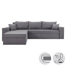 ΚΑΝΑΠΕΣ ΓΩΝΙΑ Fylliana OLYMP 23 ΓΚΡΙ 280x210x80εκ