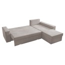 ΚΑΝΑΠΕΣ ΓΩΝΙΑ Fylliana OLYMP 3 TAUPE 280x210x80εκ