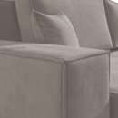 ΚΑΝΑΠΕΣ ΓΩΝΙΑ Fylliana OLYMP 3 TAUPE 280x210x80εκ