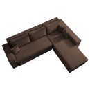 ΚΑΝΑΠΕΣ ΓΩΝΙΑ Fylliana OLYMP 4 ΚΑΦΕ 280x210x80εκ