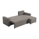 ΚΑΝΑΠΕΣ ΓΩΝΙΑ Fylliana RAVENA ΚΑΦΕ ΧΡΩΜΑ 236x151x80εκ