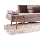 ΚΑΝΑΠΕΣ ΓΩΝΙΑ Fylliana RIO-M 3+4 ΔΕΞΙΑ TAUPE / ΚΑΦΕ 278x192x79εκ