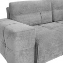 ΚΑΝΑΠΕΣ ΓΩΝΙΑ Fylliana Sofi ΜΕ ΣΚΑΜΠΟ ΓΚΡΙ ΧΡΩΜΑ 287x260x95εκ