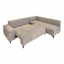 ΚΑΝΑΠΕΣ ΓΩΝΙΑ Fylliana Sofi ΜΕ ΣΚΑΜΠΟ ΜΠΕΖ ΧΡΩΜΑ 287x260x95εκ