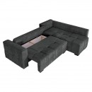 ΚΑΝΑΠΕΣ ΓΩΝΙΑ Fylliana Space ΓΚΡΙ ΧΡΩΜΑ 245x175x88εκ