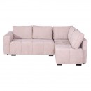 ΚΑΝΑΠΕΣ ΓΩΝΙΑ Fylliana Space ΜΠΕΖ-ΚΑΦΕ ΧΡΩΜΑ 245x175x88εκ