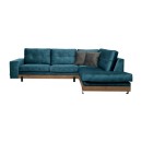 ΚΑΝΑΠΕΣ ΓΩΝΙΑ Murcia NAVY BLUE-ΣΚΟΥΡΟ ΓΚΡΙ ΔΕΞΙΑ ΓΩΝΙΑ 280x220εκ