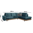 ΚΑΝΑΠΕΣ ΓΩΝΙΑ Murcia NAVY BLUE-ΣΚΟΥΡΟ ΓΚΡΙ ΔΕΞΙΑ ΓΩΝΙΑ 280x220εκ