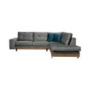 ΚΑΝΑΠΕΣ ΓΩΝΙΑ Murcia ΣΚΟΥΡΟ ΓΚΡΙ-NAVY BLUE ΔΕΞΙΑ ΓΩΝΙΑ 280*220