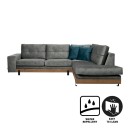 ΚΑΝΑΠΕΣ ΓΩΝΙΑ Murcia ΣΚΟΥΡΟ ΓΚΡΙ-NAVY BLUE ΔΕΞΙΑ ΓΩΝΙΑ 280*220